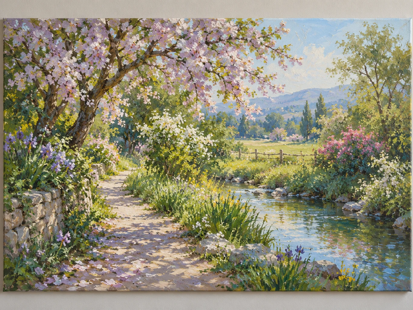 Original garden landscape